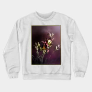 red magic day lilies 4 Crewneck Sweatshirt